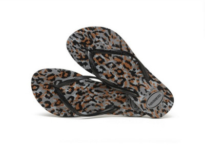 HAV SLIM ANIMALS 6808 CINZA ACO PTO 35/6