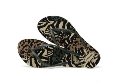 HAV SLIM ANIMALS 7807 AREIA/VD OLIV 33/4