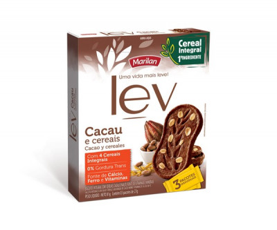 BISC LEV 81G CACAU MALTE E CEREAIS