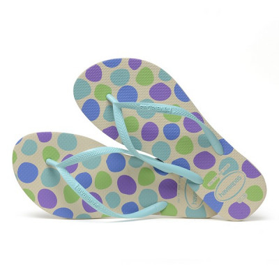 HAV SLIM RETRO BEGE/ICE BLUE 35/36