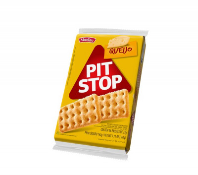 BISC PIT STOP 162G QUEIJO MARILAN