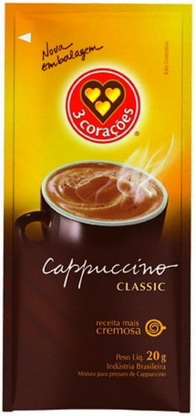 CAPPUCCINO 3 CORACOES 20G CLASSIC DP