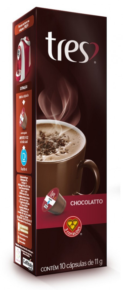 CAPSULA TRES 11G CHOCOLATTO C/10