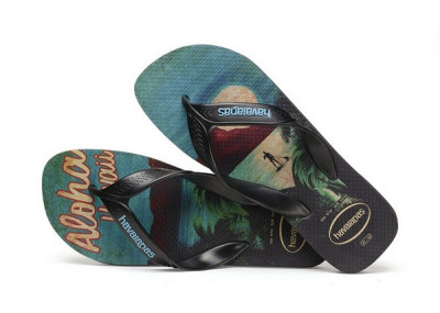 HAV SURF 7661 PRETO/PRETO/TURQUESA 43/44