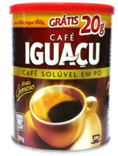 CAFE SOLUVEL IGUACU L200G P180G LATA 