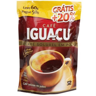 CAFE SOLUVEL IGUACU L60G P50G PO SACHE
