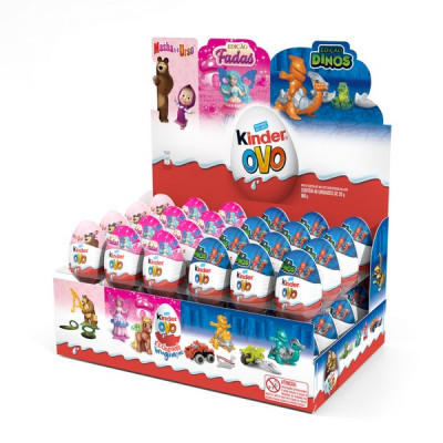 KINDER OVO T1 C/48 DINOS/FADAS/MASHA