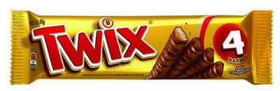 TWIX ORIGINAL 80G C/24 CARAMELO