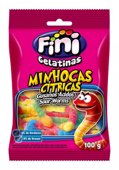 BALA GEL FINI 100G MINHOCA CITRICA
