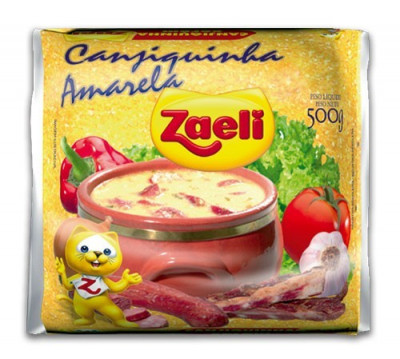 CANJIQUINHA ZAELI 500G AMARELA