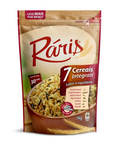 ARROZ RARIS 7 CEREAIS INTEGRAIS 1KG