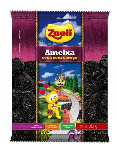 AMEIXA SECA ZAELI C/CAR 200G