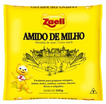 AMIDO DE MILHO ZAELI 500G PACOTE