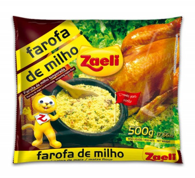 FAROFA ZAELI 500G MILHO