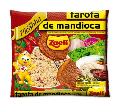 FAROFA ZAELI 500G PICANHA