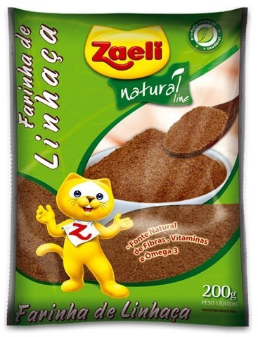 FARINHA LINHACA ZAELI 200G MARRON 