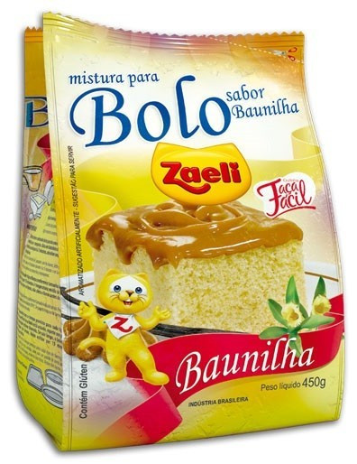 MIST BOLO ZAELI 450G BAUNILHA