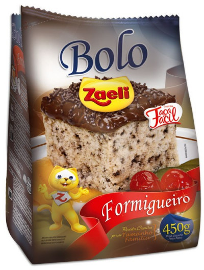 MIST BOLO ZAELI 450G FORMIGUEIRO
