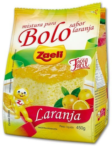 MIST BOLO ZAELI 450G LARANJA