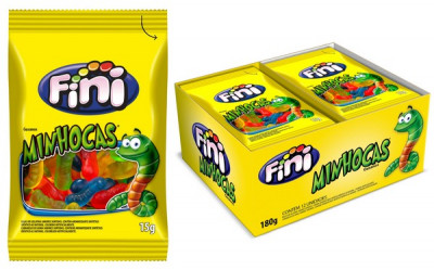BALA GEL FINI 15G MINHOCA BRILHO DP/12