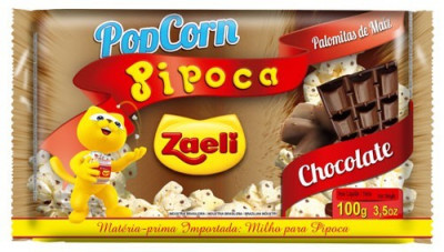 PIPOCA MICRO ZAELI 100G CHOCOLATE
