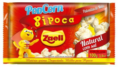 PIPOCA MICRO ZAELI 100G NATURAL