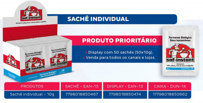 FERM BIO.SAF INSTANT 10G DP C/50UN(0704)