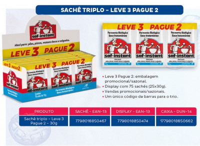 FERM BIO.SAF INSTANT 10G L3P2 C/75 (0710