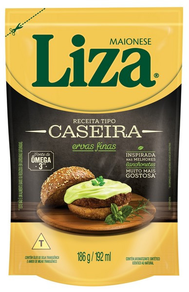 MAIONESE LIZA CASEIRA 186G E.FINAS SCH