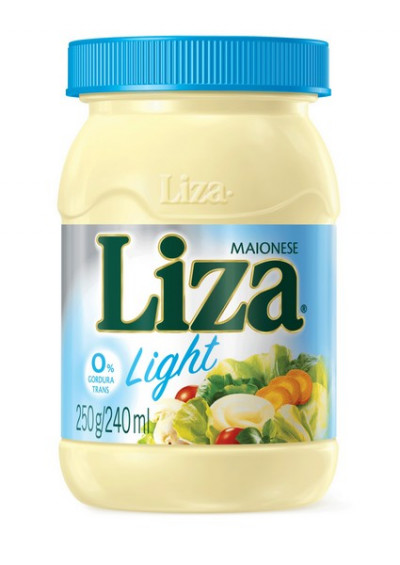 MAIONESE LIZA 250G LIGHT PET