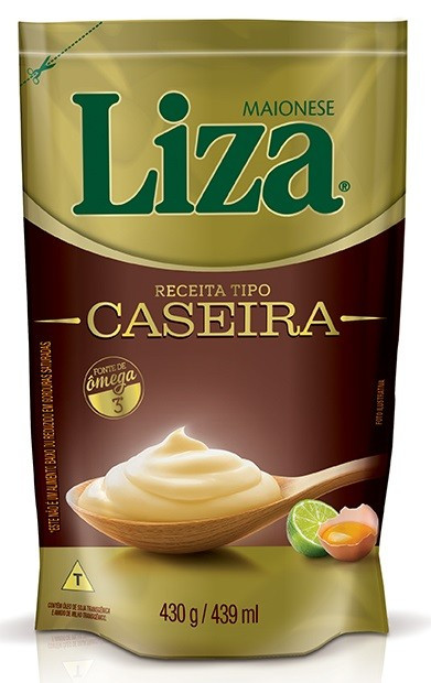 MAIONESE LIZA 430G CASEIRA SACHE
