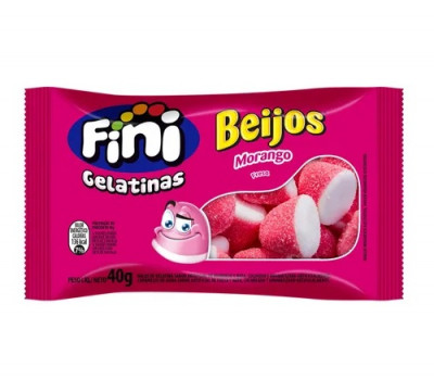 BALA GEL FINI 40G BEIJO MORANGO DP/12