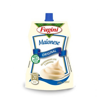 MAIONESE FUGINI 200G SACHE C/BICO