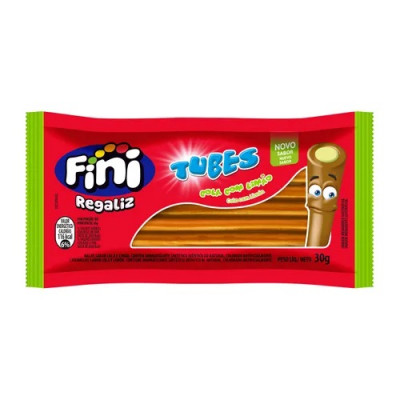 REGALIZ FINI 30G TUBES COLA LIMAO  DP/12