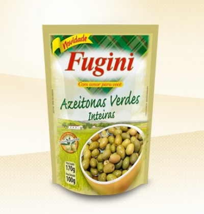 AZEITONAS FUGINI 100G INTEIRA SACHE
