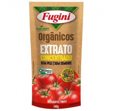 EXTRATO TOMATE FUGINI 340G ORGANICO SH