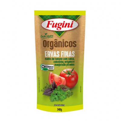 MOLHO TOMATE FUGINI 340G ORGANICO E.FINA