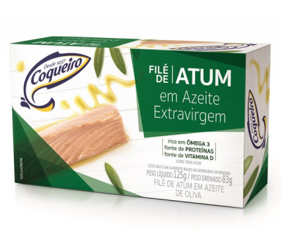FILE ATUM COQUEIRO 125G AZ EXTRA VIRGEM