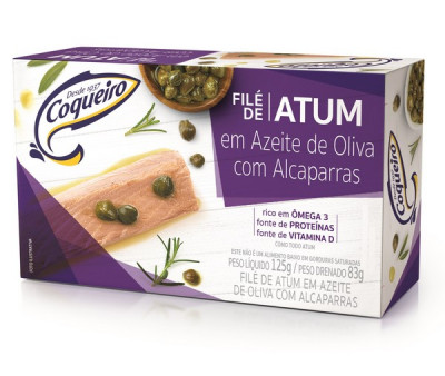 FILE ATUM COQUEIRO 125G AZEITE/ALCAPARRA