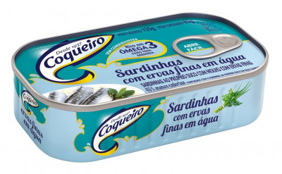 SARDINHA COQUEIRO 125G LIGHT ERVAS