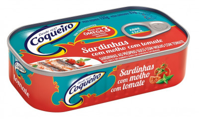 SARDINHA COQUEIRO 125G TOMATE