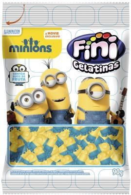 BALA GEL FINI 90G MINIONS
