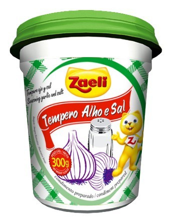 TEMPERO ZAELI 300G ALHO SAL