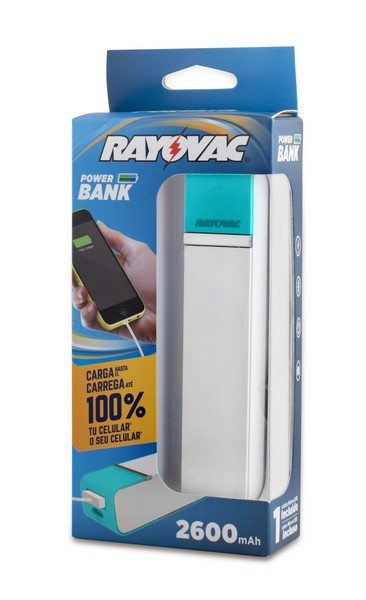 BATERIA UNIVER PORTATIL 2600MAH RAYOVAC