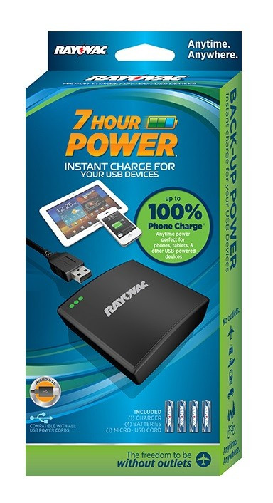 CARREG INSTANT P/APAR USB C/4AA RAYOVAC