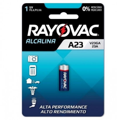 PILHA ELETR RAYOVAC ALC V23 GA 