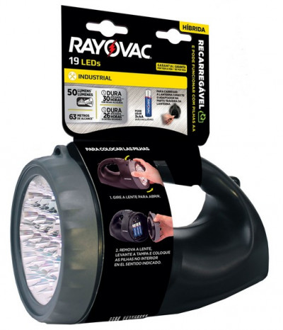 LANT RAYOVAC RECARR.BI VOLTS 19 LED
