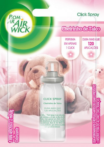 BOM AR 12ML CLICK SPRAY TALCO REF*