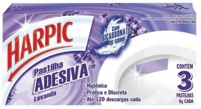 HARPIC PASTILHA LAVANDA (C/3 UNID) 