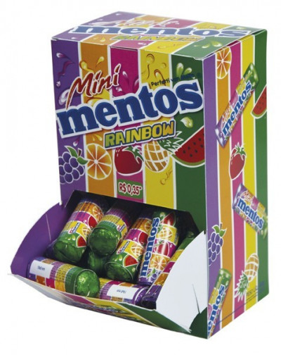 MENTOS MINI C/40UN  RAINBOW 400 G